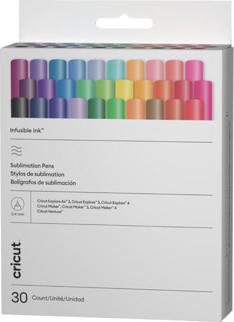 Cricut Infusible Ink Pen Set 0.4, 5.87x1.46x4.84in, Multi - ONLINE ONLY
