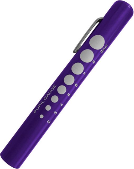 PUPIL GAUGE DISPOSABLE PENLIGHT-PURPLE