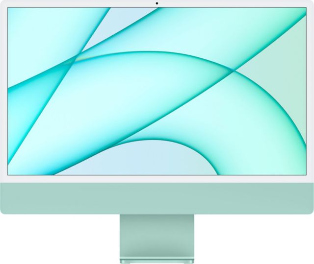 24-inch iMac with Retina 4.5K display: Apple M1 chip with 8-core CPU and 7-core GPU, 256GB - Green