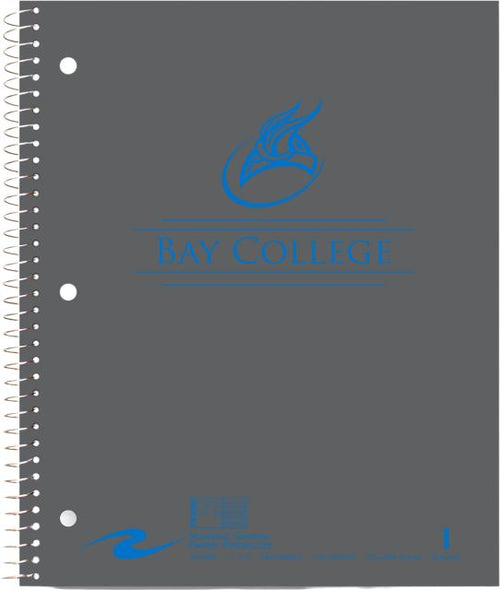 Bay College Norse 100 Sheet Notebook