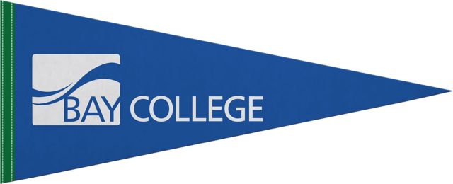 Bay College 12X30 Full Color Pennant