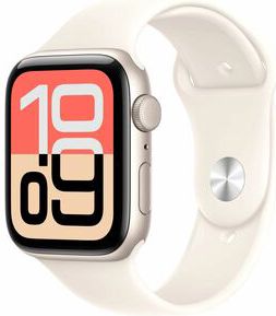 Apple Watch SE 3 GPS 40mm Starlight Aluminum Case with Starlight Sport Band - M/L